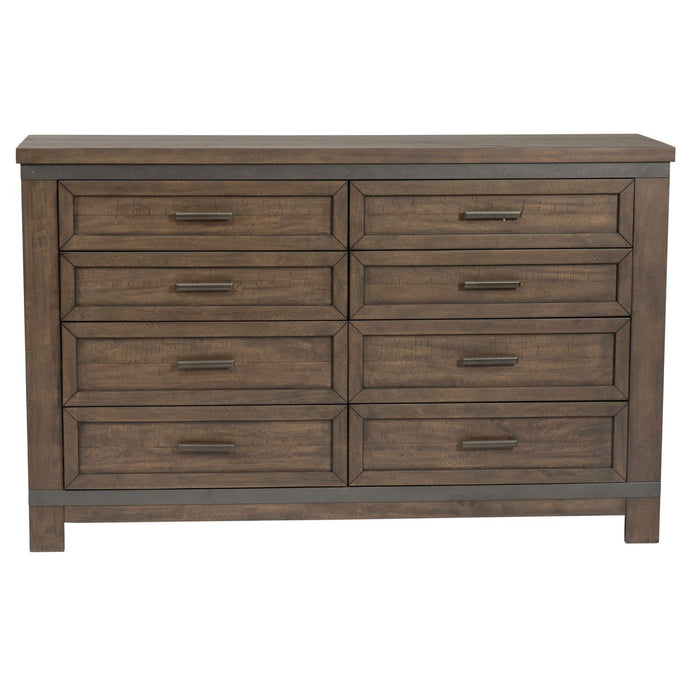 Thornwood Hills Drawer Dresser in Rock Beaten Gray - Plourde Furniture Co (Caribou, ME)