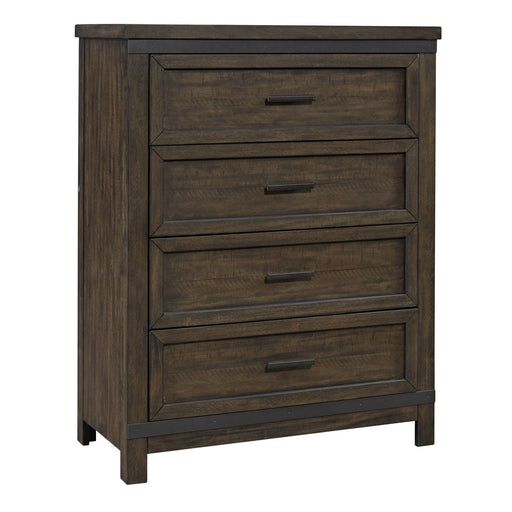 Thornwood Hills 4 Drawer Chest in Rock Beaten Gray - Plourde Furniture Co (Caribou, ME)