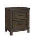 Thornwood Hills 2 Drawer Nightstand in Rock Beaten Gray - Plourde Furniture Co (Caribou, ME)