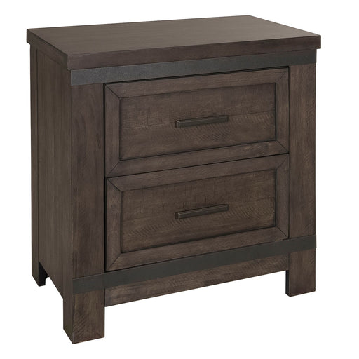 Thornwood Hills Nightstand in Rock Beaten Gray - Plourde Furniture Co (Caribou, ME)