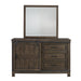 Thornwood Hills Full Bookcase Bed, Dresser & Mirror - Plourde Furniture Co (Caribou, ME)