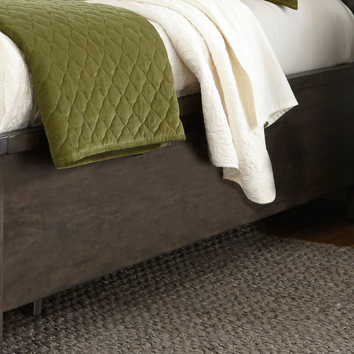 Thornwood Hills Full Bookcase Bed, Dresser & Mirror - Plourde Furniture Co (Caribou, ME)