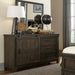 Thornwood Hills Full Bookcase Bed, Dresser & Mirror - Plourde Furniture Co (Caribou, ME)