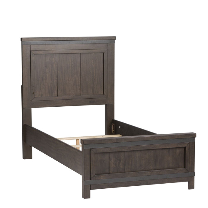 Thornwood Hills Twin Panel Bed, Dresser & Mirror - Plourde Furniture Co (Caribou, ME)