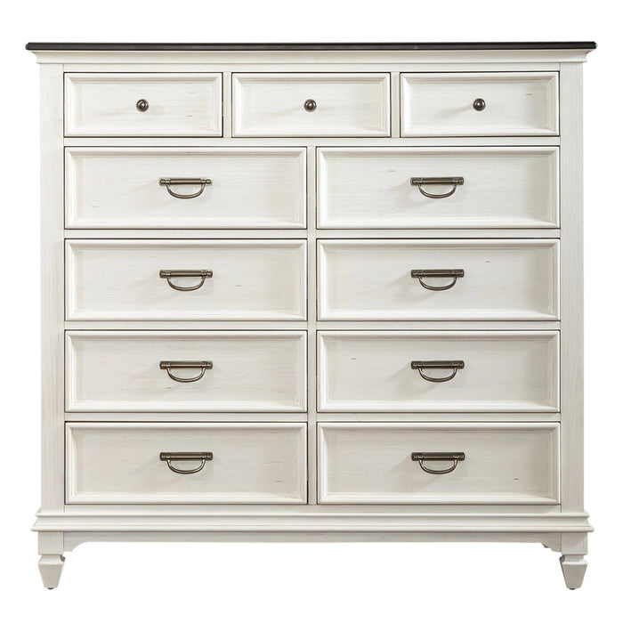 Allyson Park 11 Drawer Chesser in Wirebrushed White image