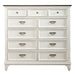 Allyson Park 11 Drawer Chesser in Wirebrushed White image