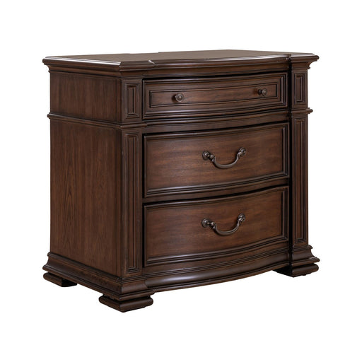 Provence Park Bedside Chest w/ Charging Station - Plourde Furniture Co (Caribou, ME)