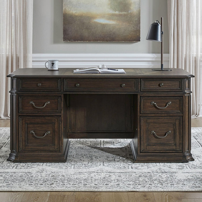 Provence Park Jr Executive Desk - Plourde Furniture Co (Caribou, ME)