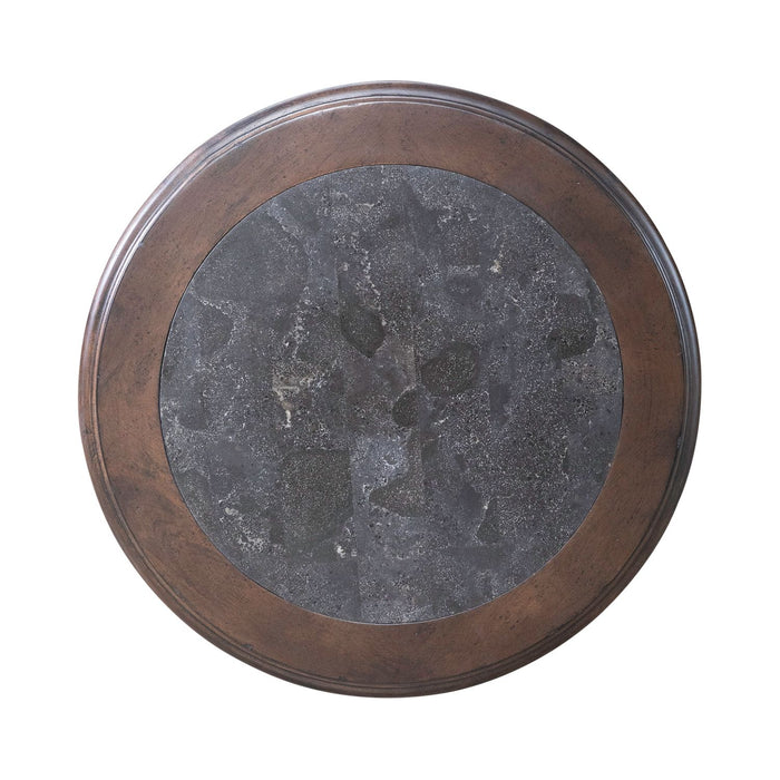 Provence Park Round End Table - Plourde Furniture Co (Caribou, ME)