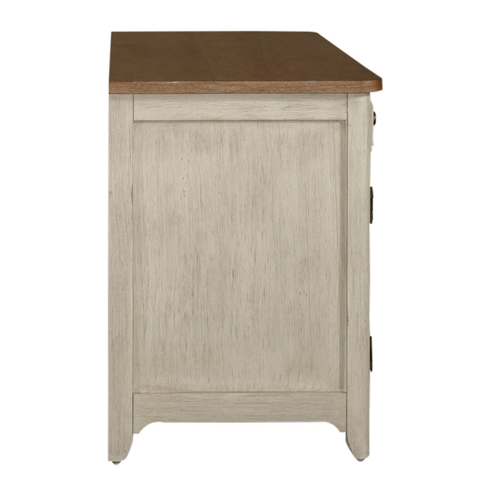 Farmhouse Reimagined Door Credenza in Antique White image