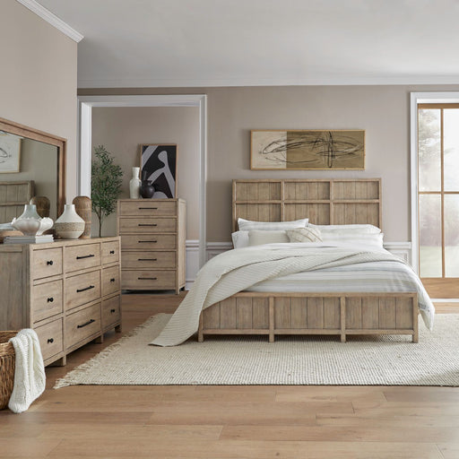 Proximity Place King California Panel Bed, Dresser & Mirror, Chest image