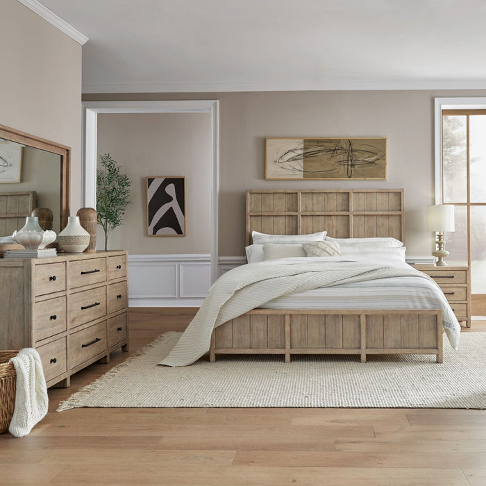 Proximity Place King California Panel Bed, Dresser & Mirror, Night Stand image