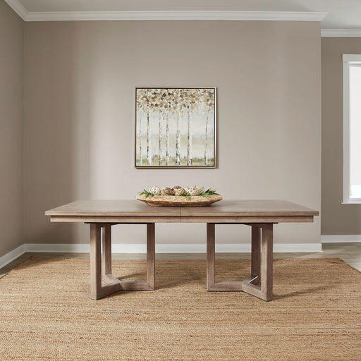 Proximity Place Double Pedestal Table Set - Plourde Furniture Co (Caribou, ME)