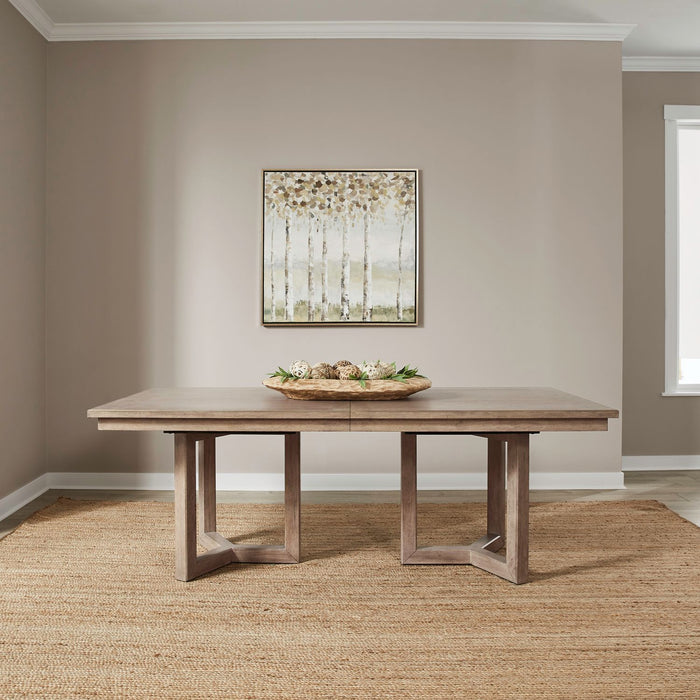 Proximity Place Double Pedestal Table Set - Plourde Furniture Co (Caribou, ME)