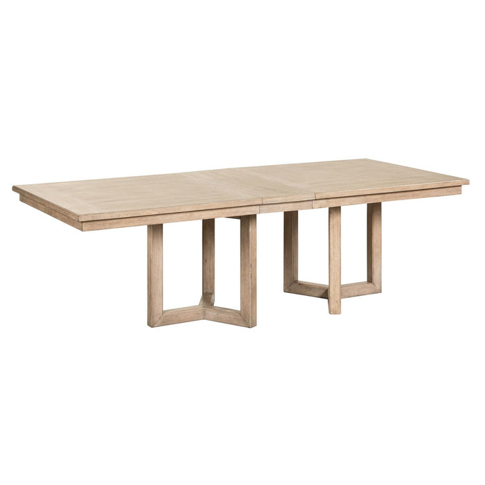 Proximity Place Double Pedestal Table Set - Plourde Furniture Co (Caribou, ME)