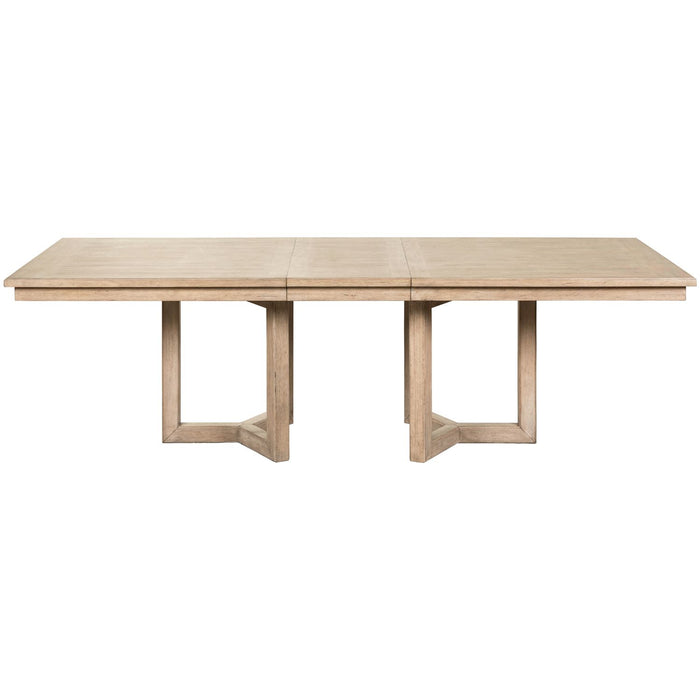 Proximity Place Double Pedestal Table Set - Plourde Furniture Co (Caribou, ME)