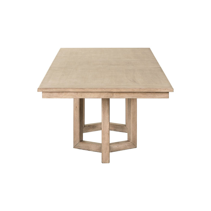 Proximity Place Double Pedestal Table Set - Plourde Furniture Co (Caribou, ME)