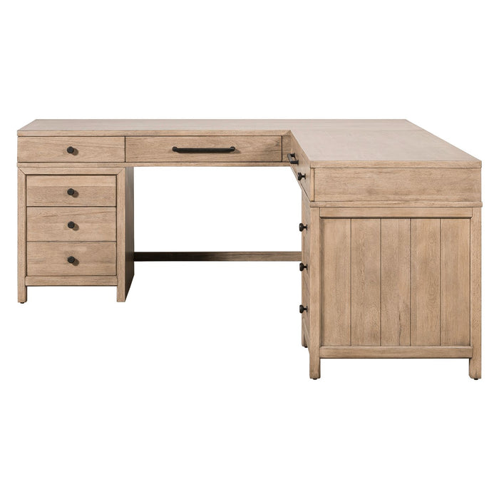 Proximity Place L Shaped Desk Set - Plourde Furniture Co (Caribou, ME)
