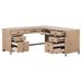 Proximity Place L Shaped Desk Set - Plourde Furniture Co (Caribou, ME)