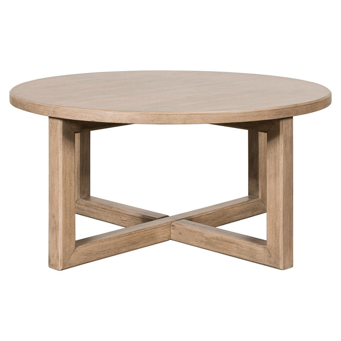 Proximity Place Round Cocktail Table - Plourde Furniture Co (Caribou, ME)