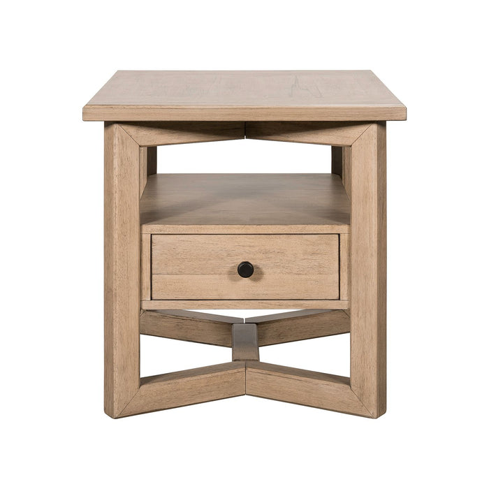 Proximity Place Rectangular End Table - Plourde Furniture Co (Caribou, ME)