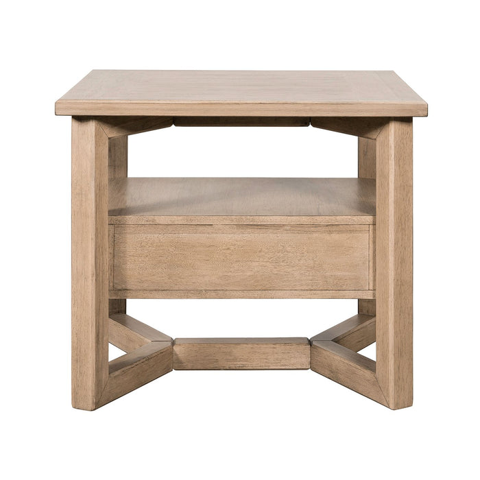 Proximity Place Rectangular End Table - Plourde Furniture Co (Caribou, ME)