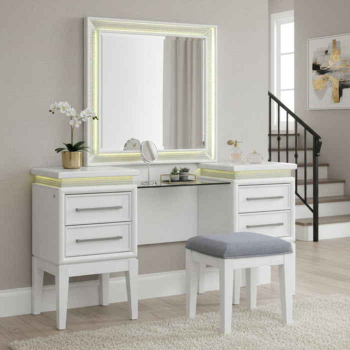 Reflections 3 Piece Vanity Set - Plourde Furniture Co (Caribou, ME)
