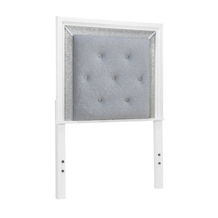 Reflections Twin Uph Panel HB w/ Lights - Plourde Furniture Co (Caribou, ME)
