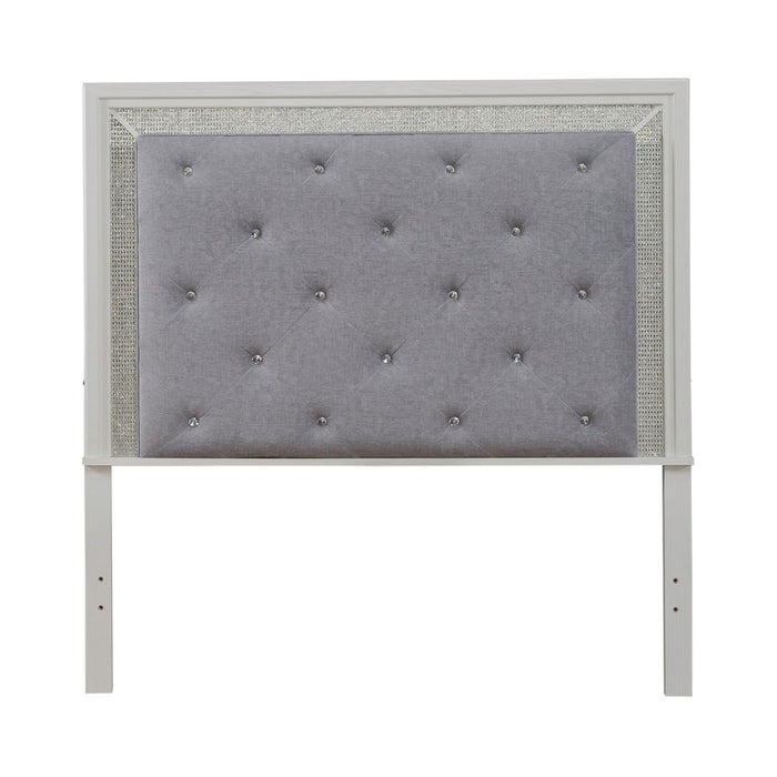 Reflections Queen Uph Panel HB w/ Lights - Plourde Furniture Co (Caribou, ME)