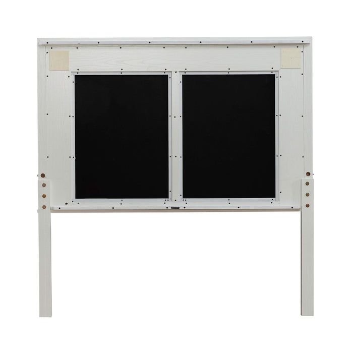 Reflections Queen Uph Panel HB w/ Lights - Plourde Furniture Co (Caribou, ME)