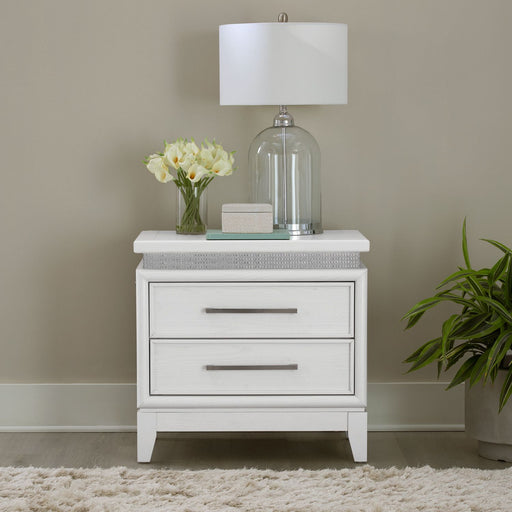 Reflections Nightstand w/ Lights and Charging Station - Plourde Furniture Co (Caribou, ME)