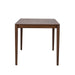 Space Saver Rectangular Leg Table in Satin Walnut image