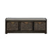 Mill Creek Wall Bench in Peppercorn - Plourde Furniture Co (Caribou, ME)