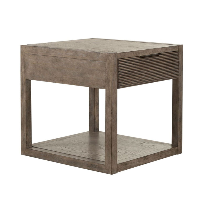 Liberty Furniture Bartlett Field End Table in Dusty Taupe image
