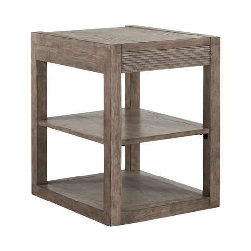 Liberty Furniture Bartlett Field Chairside Table in Dusty Taupe image