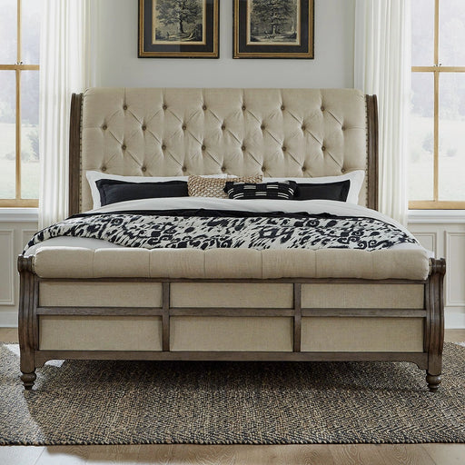 Americana Farmhouse King Sleigh Bed image