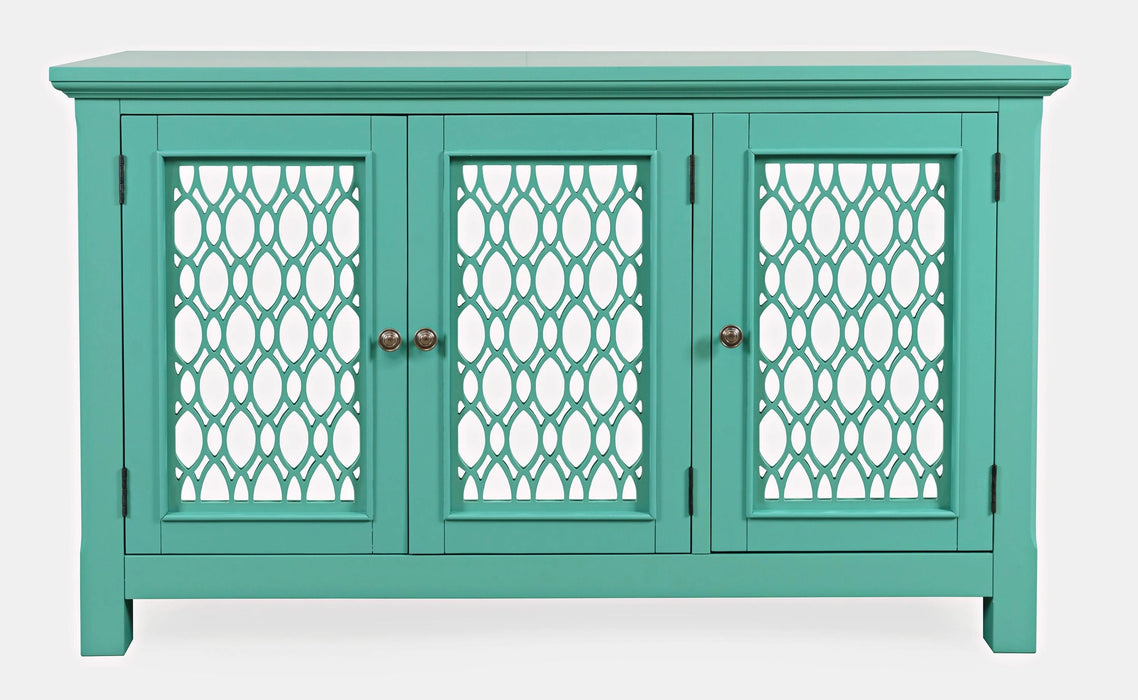 Isabella 54 inch Mirrored Accent Cabinet