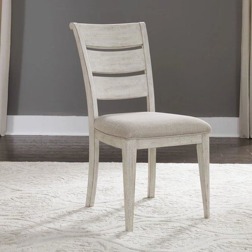 Farmhouse Reimagined Ladder Back Uph Side Chair (RTA) image
