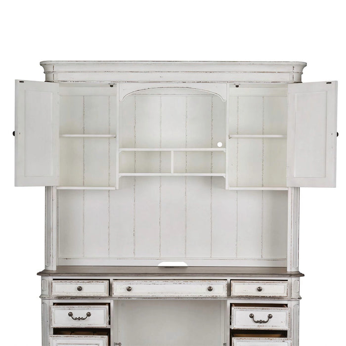 Magnolia Manor Jr Executive Credenza Hutch image