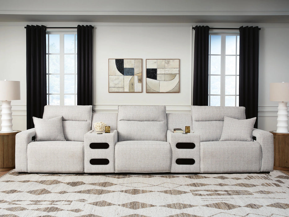 Modmax II Power Reclining Sectional with Audio Consoles