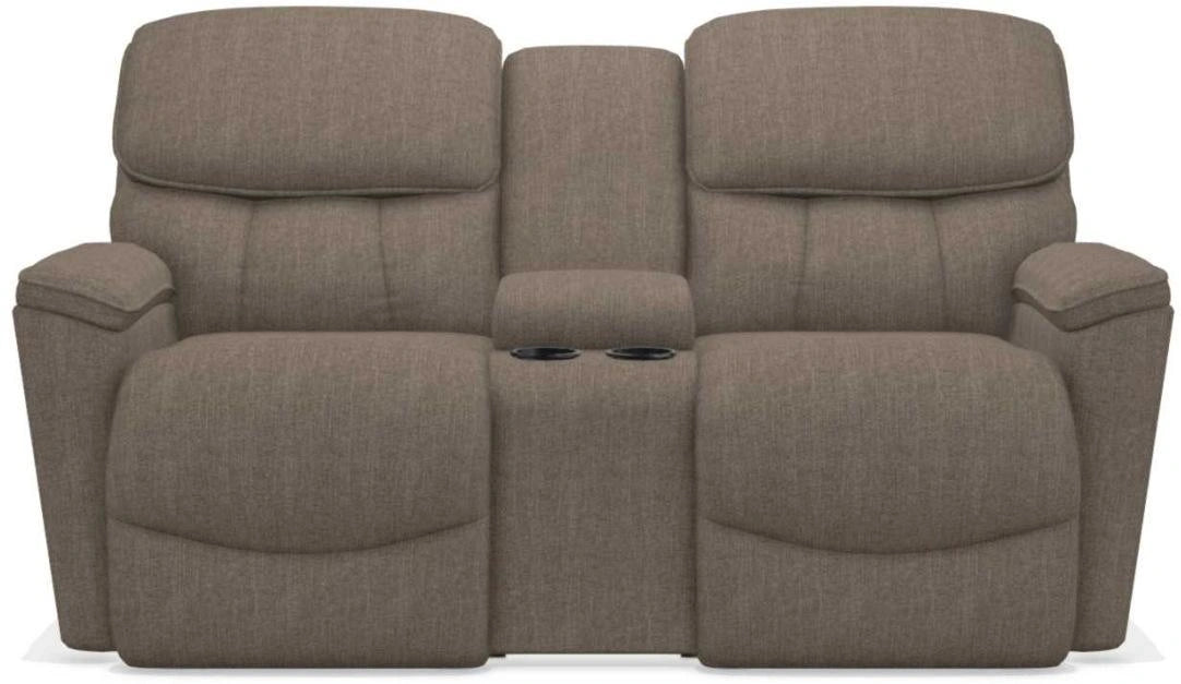 La-Z-Boy Kipling Otter La-Z-Time Power-Reclineï¿½ Reclining Loveseat With Power Headrest and Console