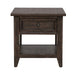 Paradise Valley Rectangular End Table in Saddle Brown image