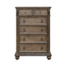 Carlisle Court 5 Drawer Chest in Chestnut with Dusty Wax image