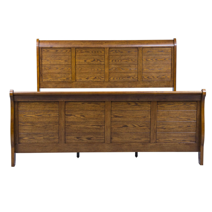Grandpas Cabin Sleigh Bed, Dresser & Mirror, Chest, Night Stand image