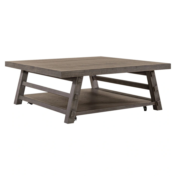 Modern Farmhouse Oversized Square Cocktail Table image