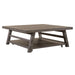 Modern Farmhouse Oversized Square Cocktail Table image
