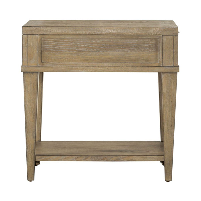 Liberty Furniture Devonshire Chair Side Table in Weathered Sandstone