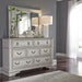 Abbey Park King California Panel Bed, Dresser & Mirror, Night Stand image