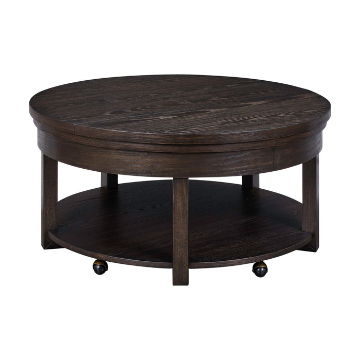 Weston Round Lift Top Cocktail Table - Plourde Furniture Co (Caribou, ME)