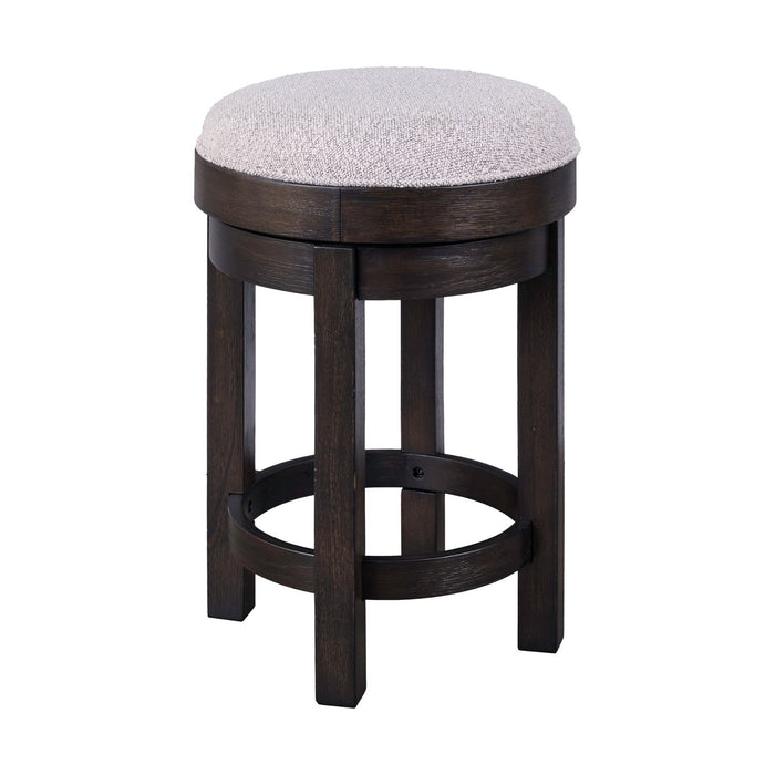 Weston Uph Swivel Console Stool (RTA) - Plourde Furniture Co (Caribou, ME)